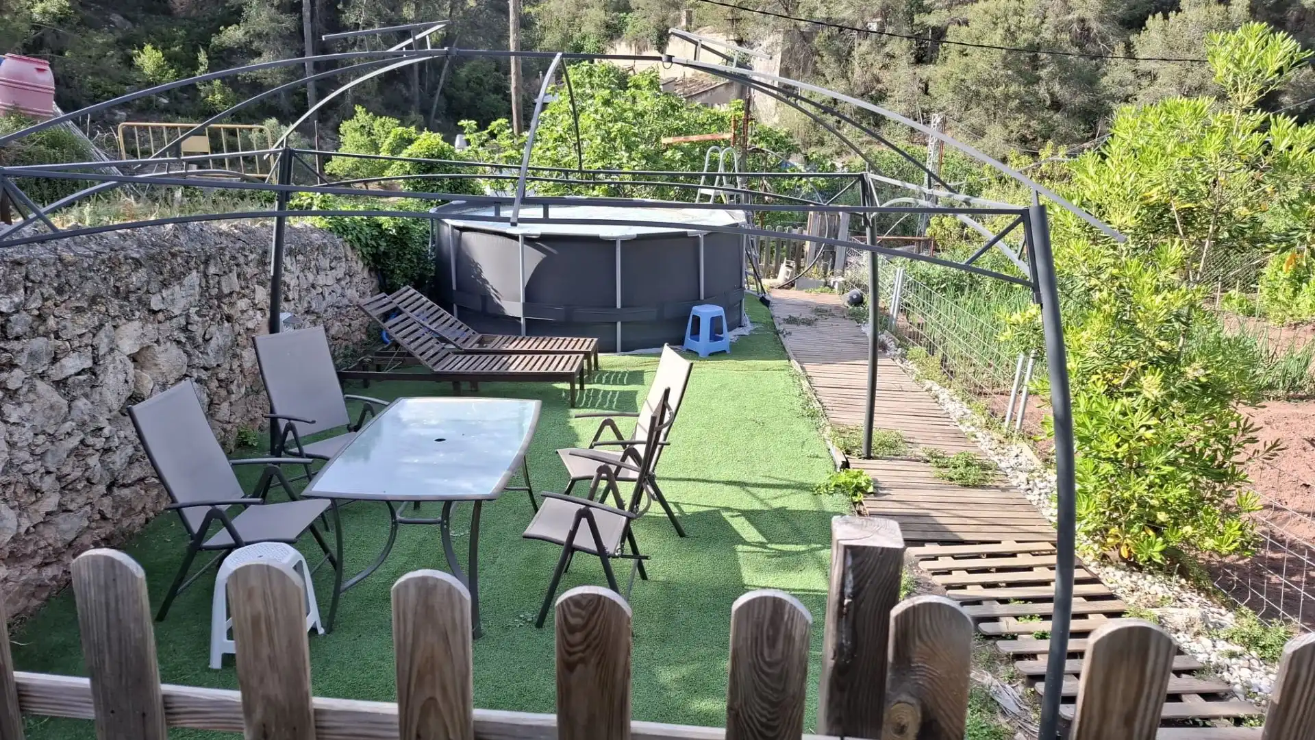 Terrace of Country homes for sale in Vallirana  with Heating and Storage room
