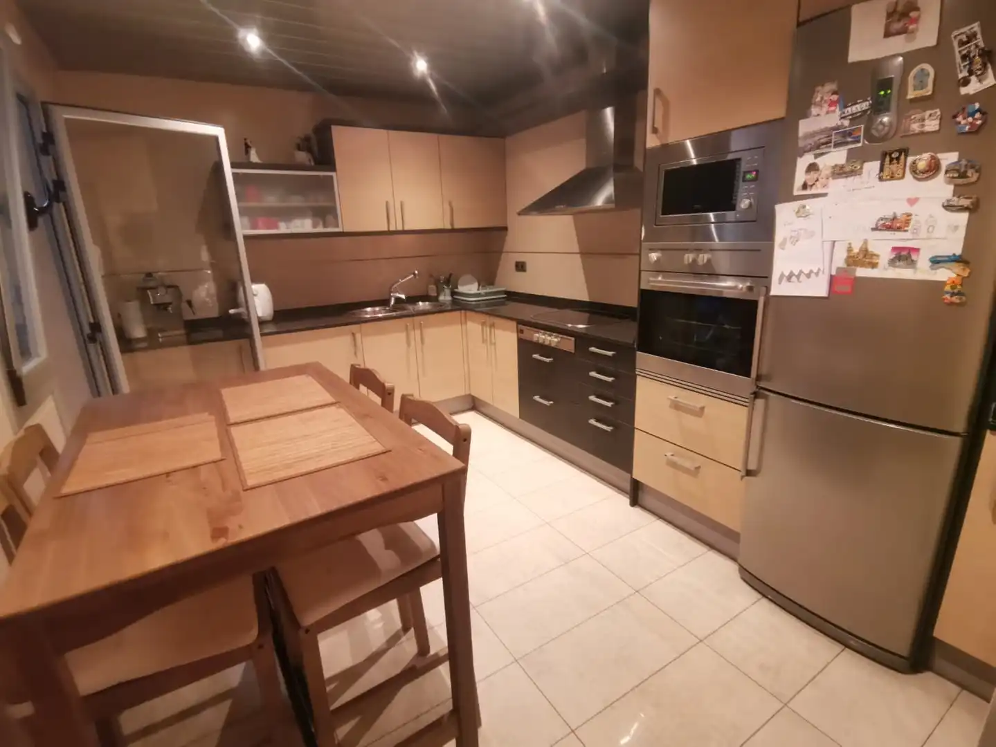 Cocina de Piso en venta en Molins de Rei con Calefacción, Parquet y Balcón