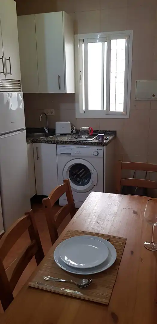 Cocina de Apartamento de alquiler en Málaga con Amueblado y Lavadora