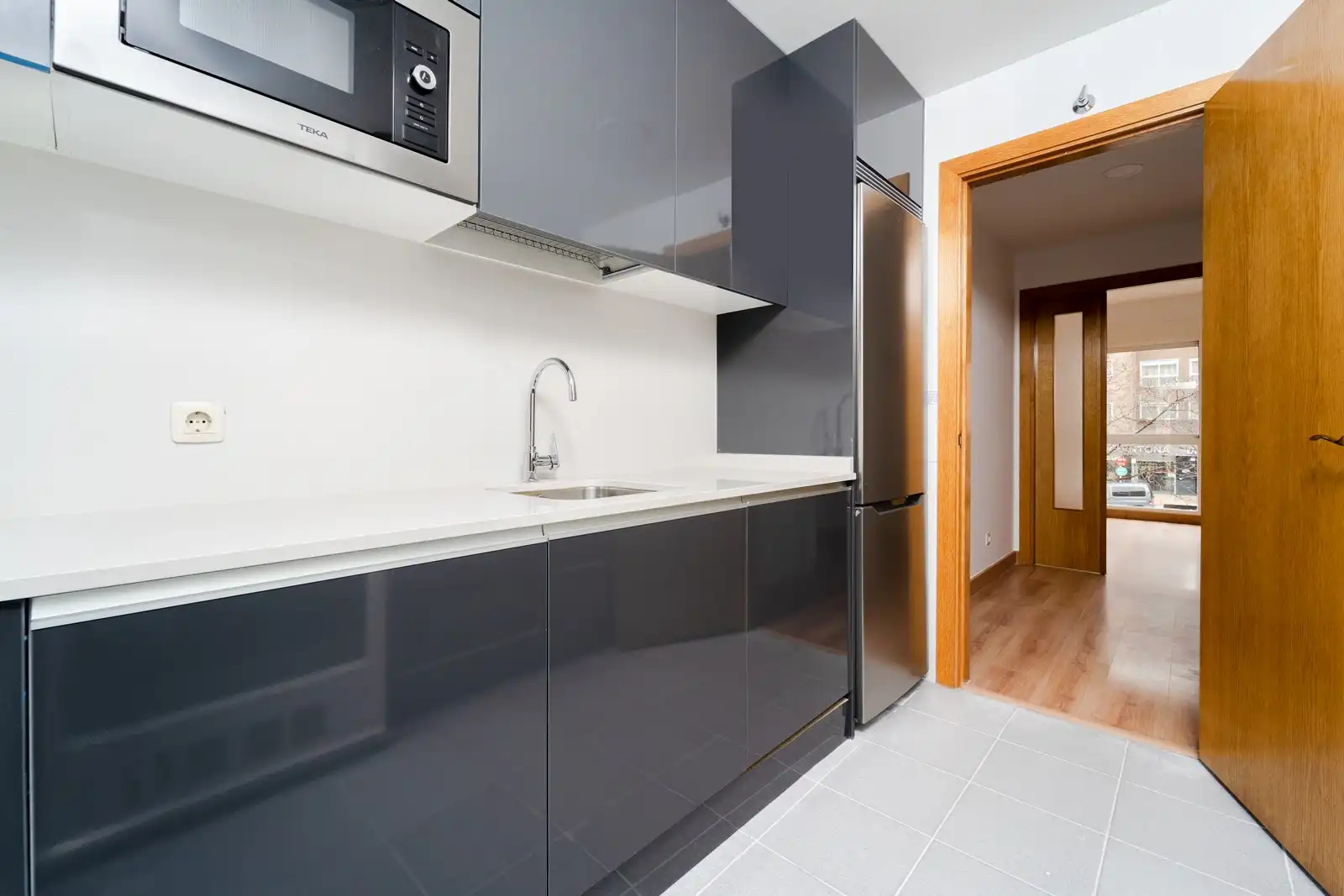 Cocina de Piso de alquiler en Madrid con Aire acondicionado, Terraza y Trastero