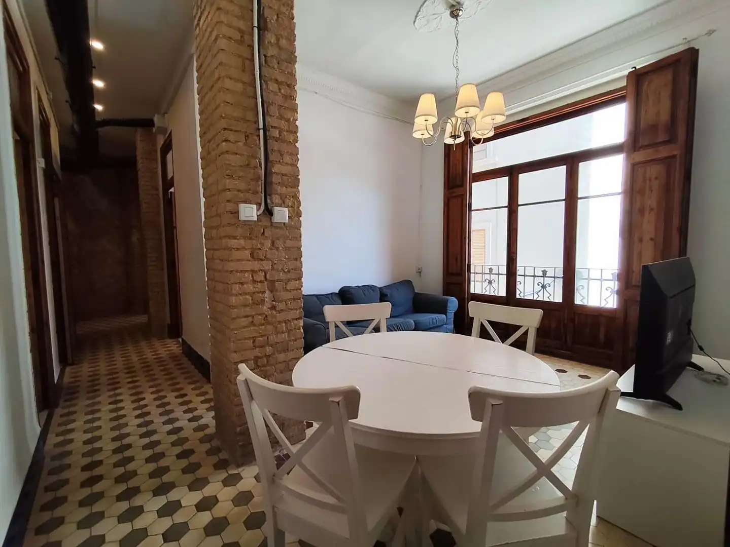 Esszimmer von Wohnung zur Miete in Valencia mit Klimaanlage, Heizung und Möbliert