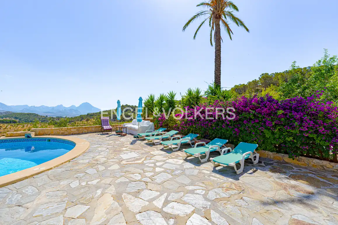 Terraza de Casa o chalet en venta en Relleu con Aire acondicionado, Jardín privado y Terraza