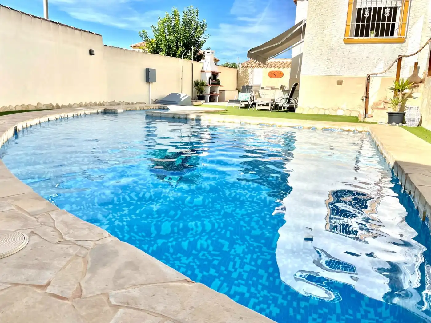 Swimming pool of Houses for rent in San Fulgencio  with Air Conditioner, Heating and Private garden