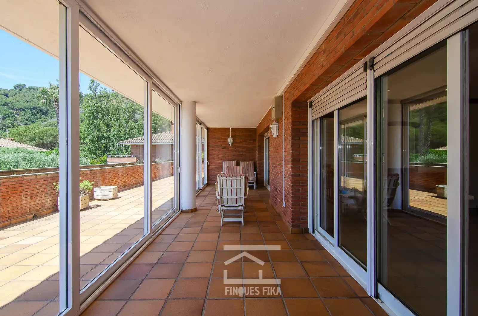 Terraza de Casa o chalet de alquiler con opción a compra en Argentona con Calefacción, Jardín privado y Terraza