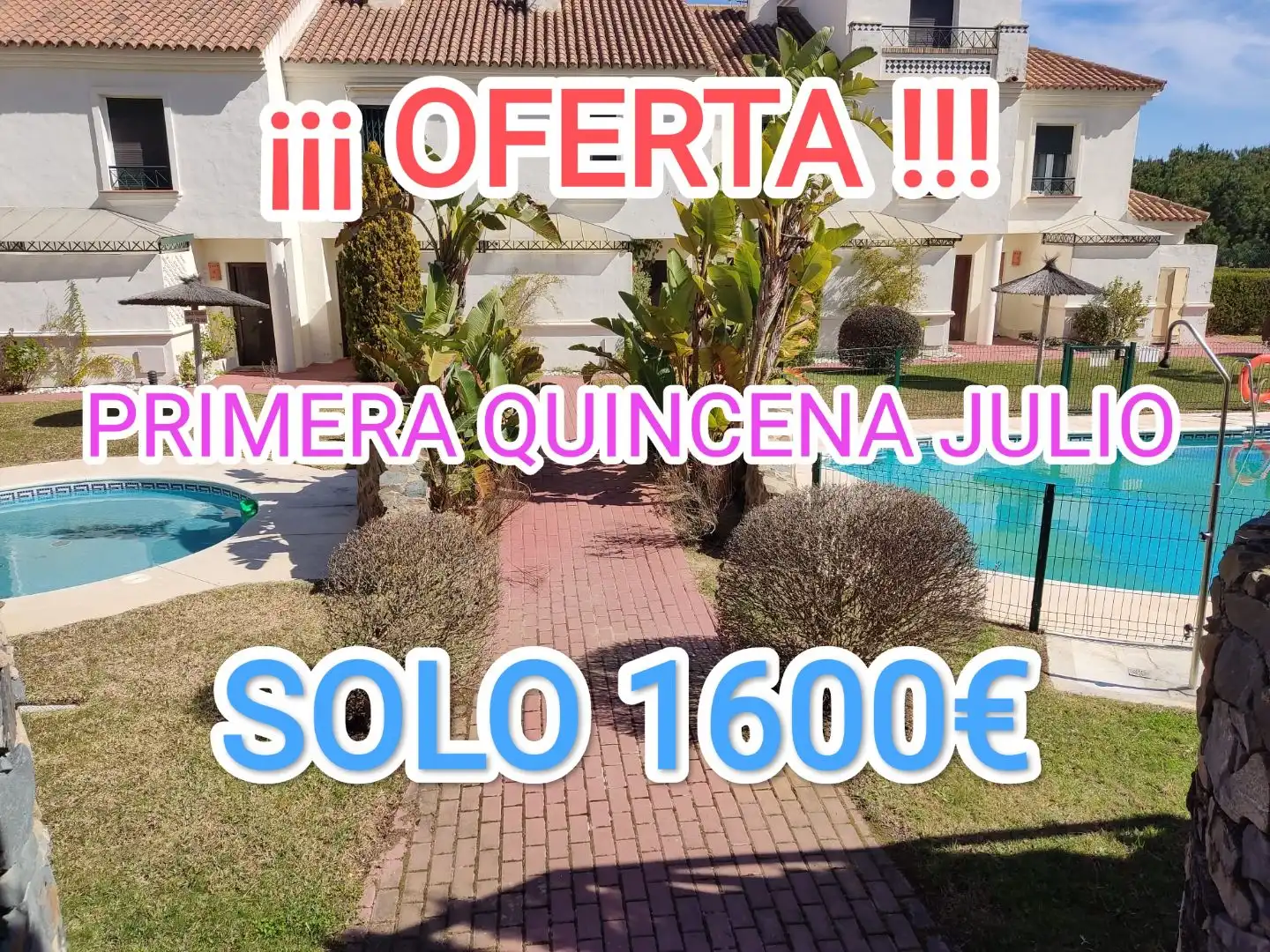 Reihenhaus mit Pool zur Miete in Avenida del Deporte 31