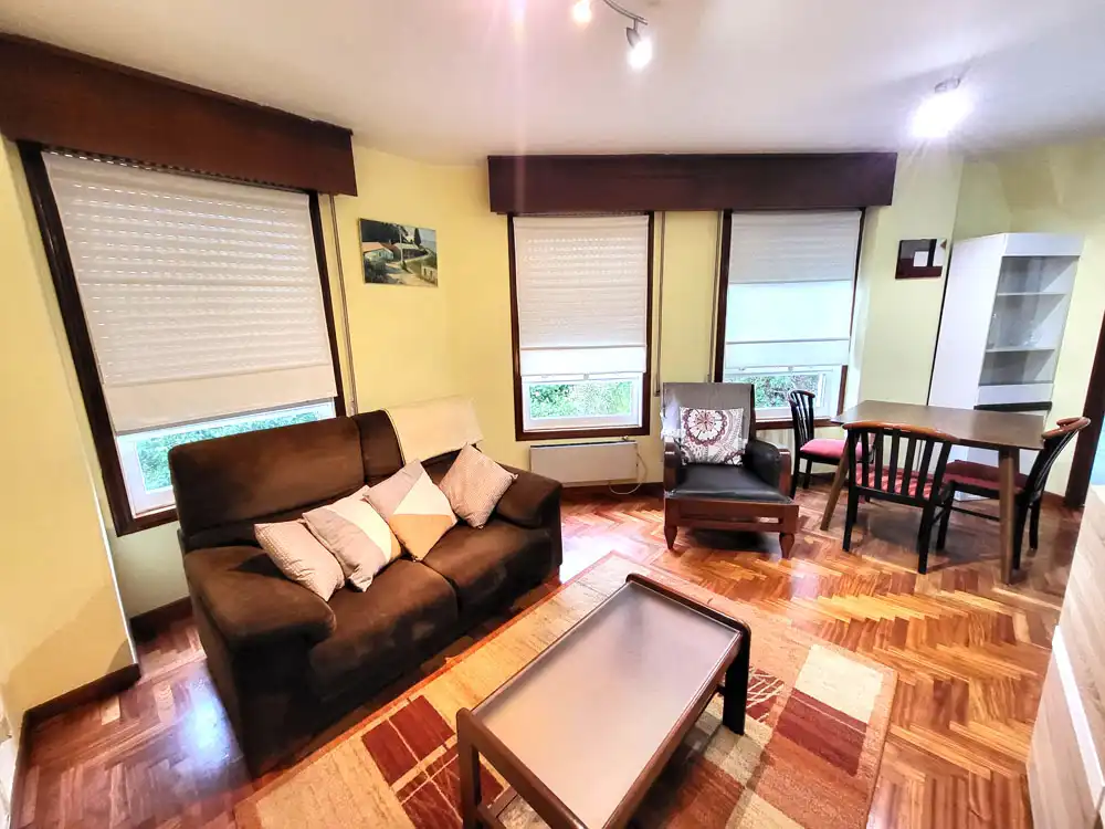 Sala de estar de Apartamento de alquiler en Vigo  con Calefacción, Parquet y Trastero