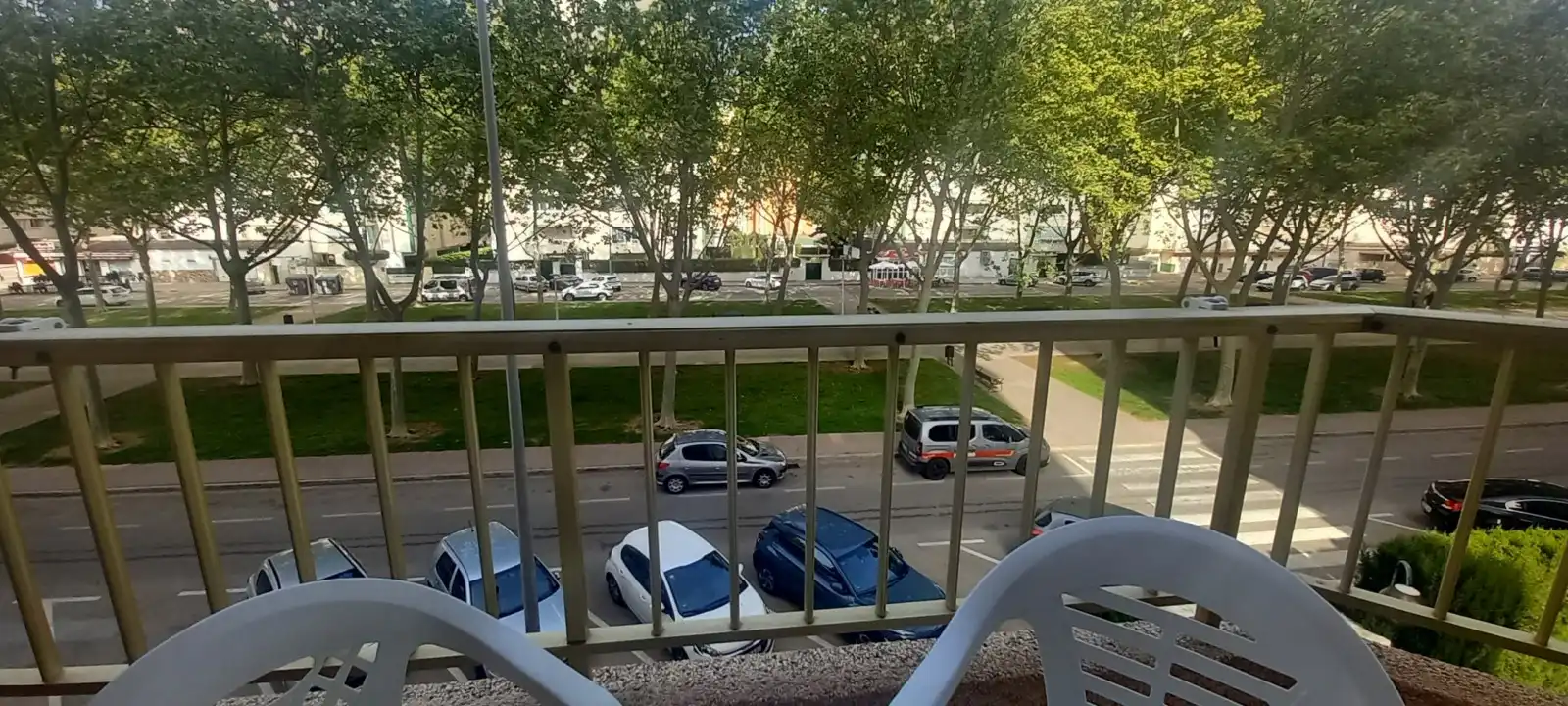 Terraza de Apartamento de alquiler en Gandia con Aire acondicionado, Calefacción y Amueblado