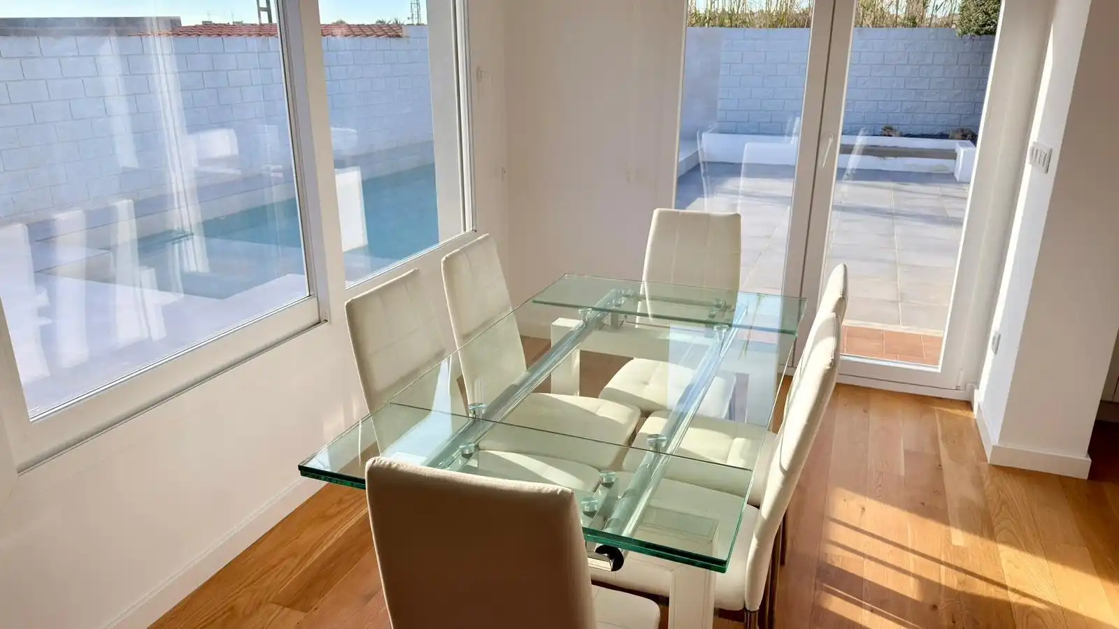 Dining room of Houses for sale in El Campello  with Air Conditioner, Terrace and Swimming Pool