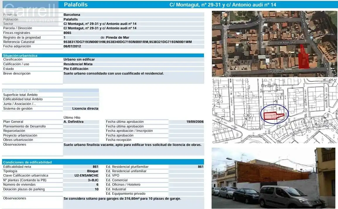 Terrenos y solares en venta en carrer de Montagut, imagen 5