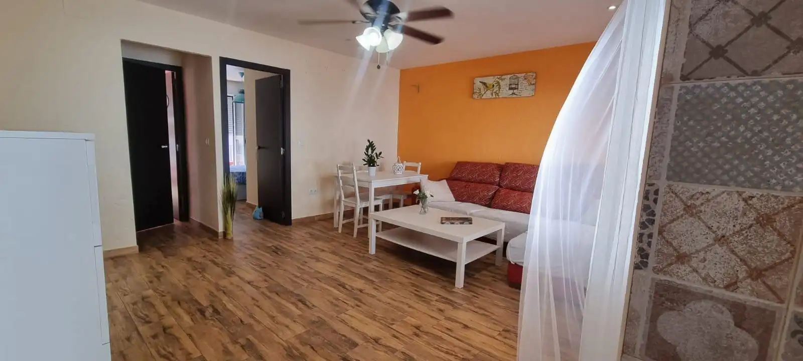 Sala de estar de Piso en venta en Elche / Elx con Amueblado y Balcón
