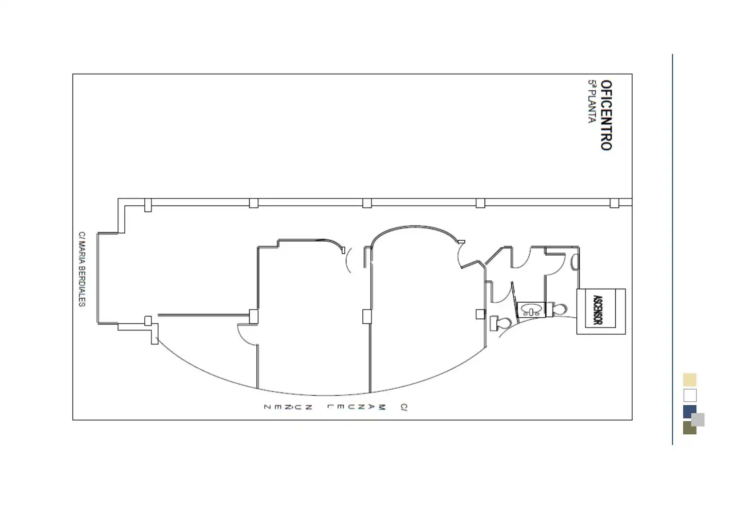 Büro zur Miete in Rúa Gil, Centro - Areal