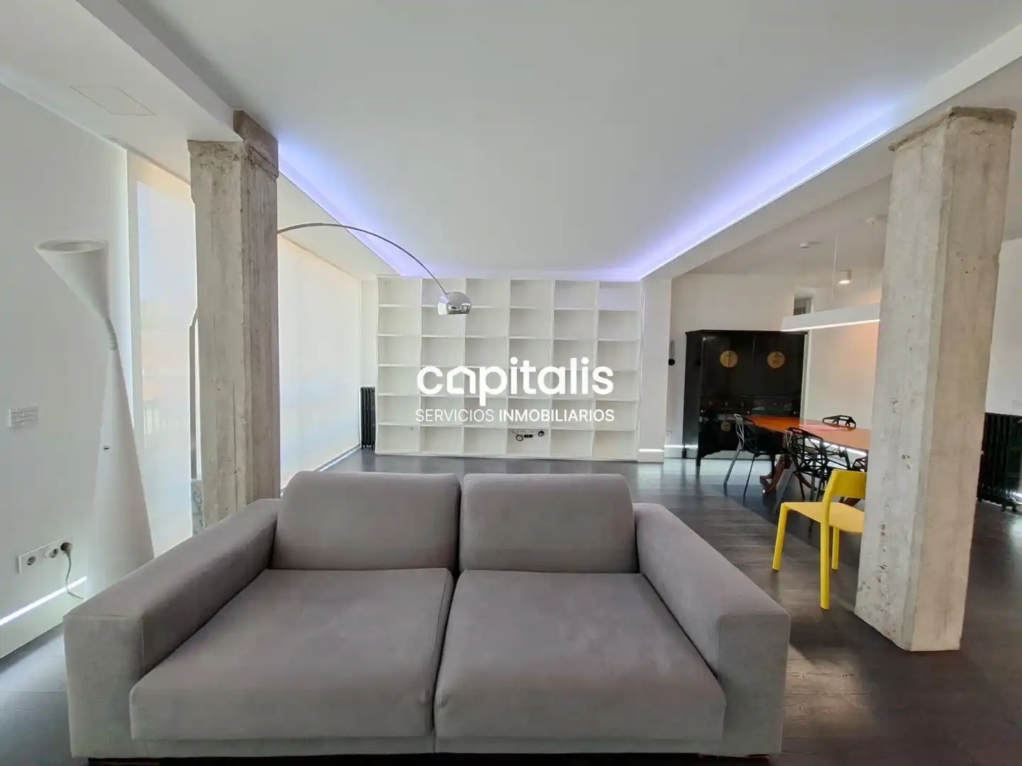 Living room of Flat for rent in Madrid  with Heating, Storage room and Furnished