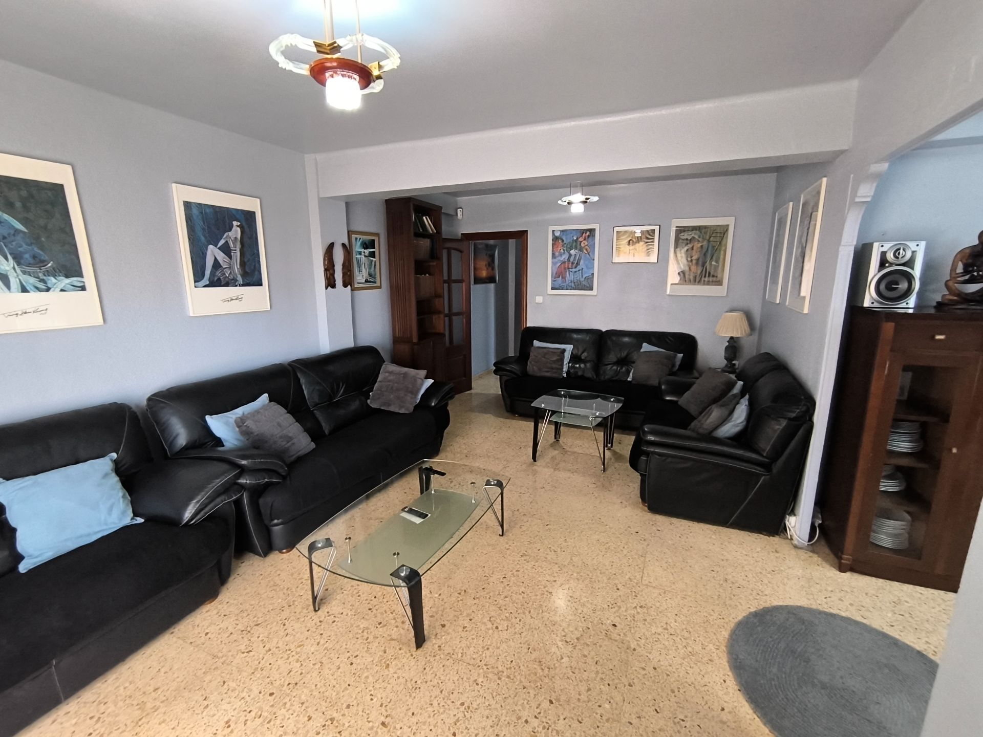 Sala d'estar de Pis en venda en Xirivella amb Aire condicionat i Moblat