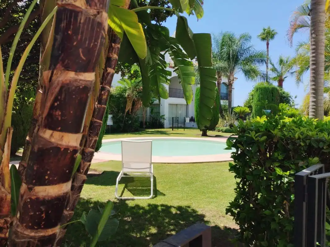 Garden of Flat for sale in Marbella  with Air Conditioner, Heating and Private garden