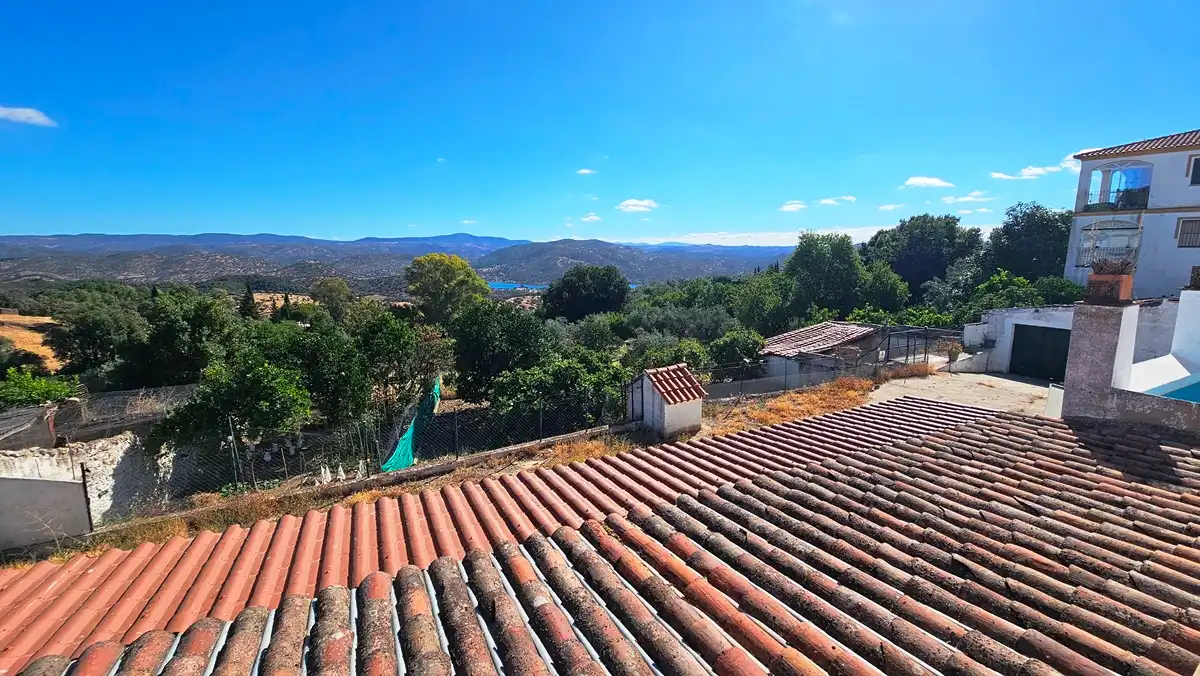 Vista exterior de Casa o chalet en venta en Zufre con Calefacción, Terraza y Trastero