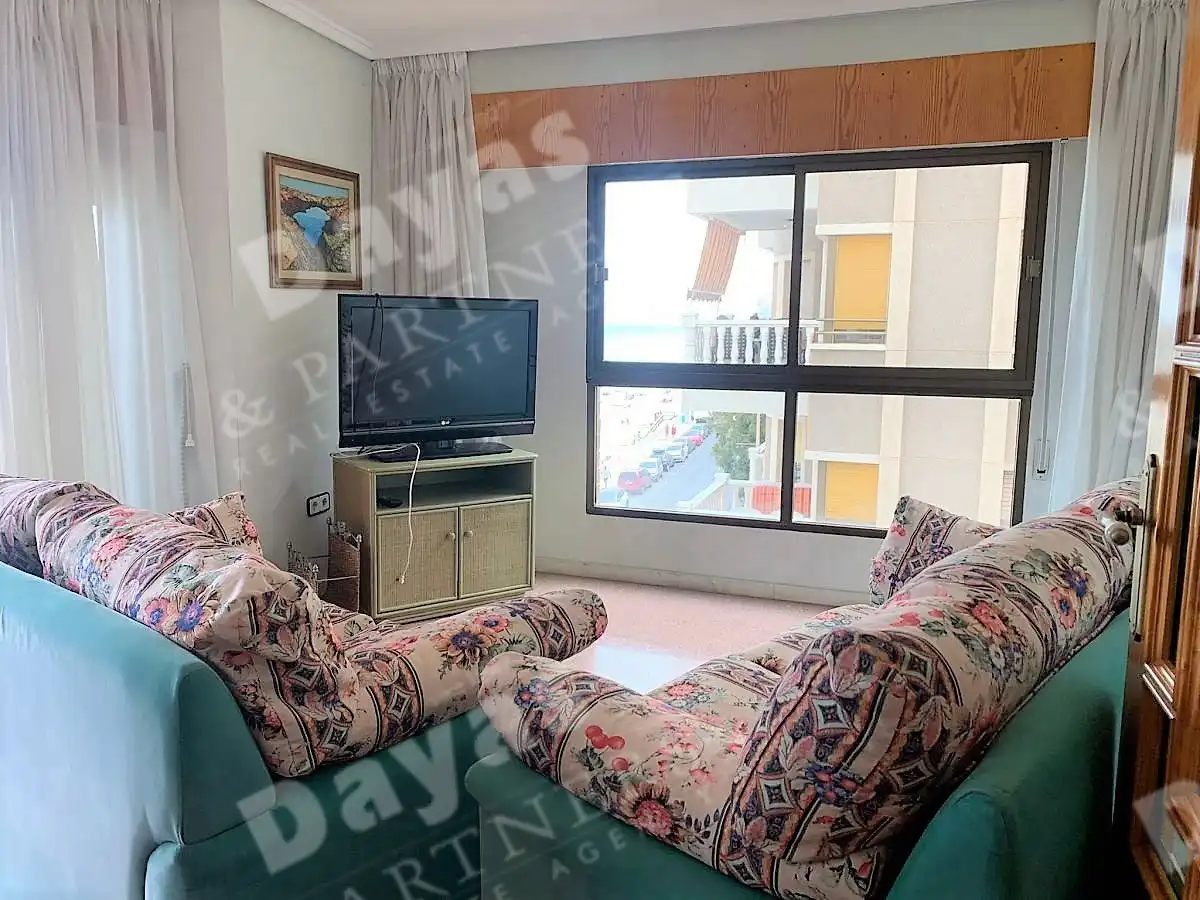 Living room of Flat for sale in Torrevieja  with Terrace and Furnished