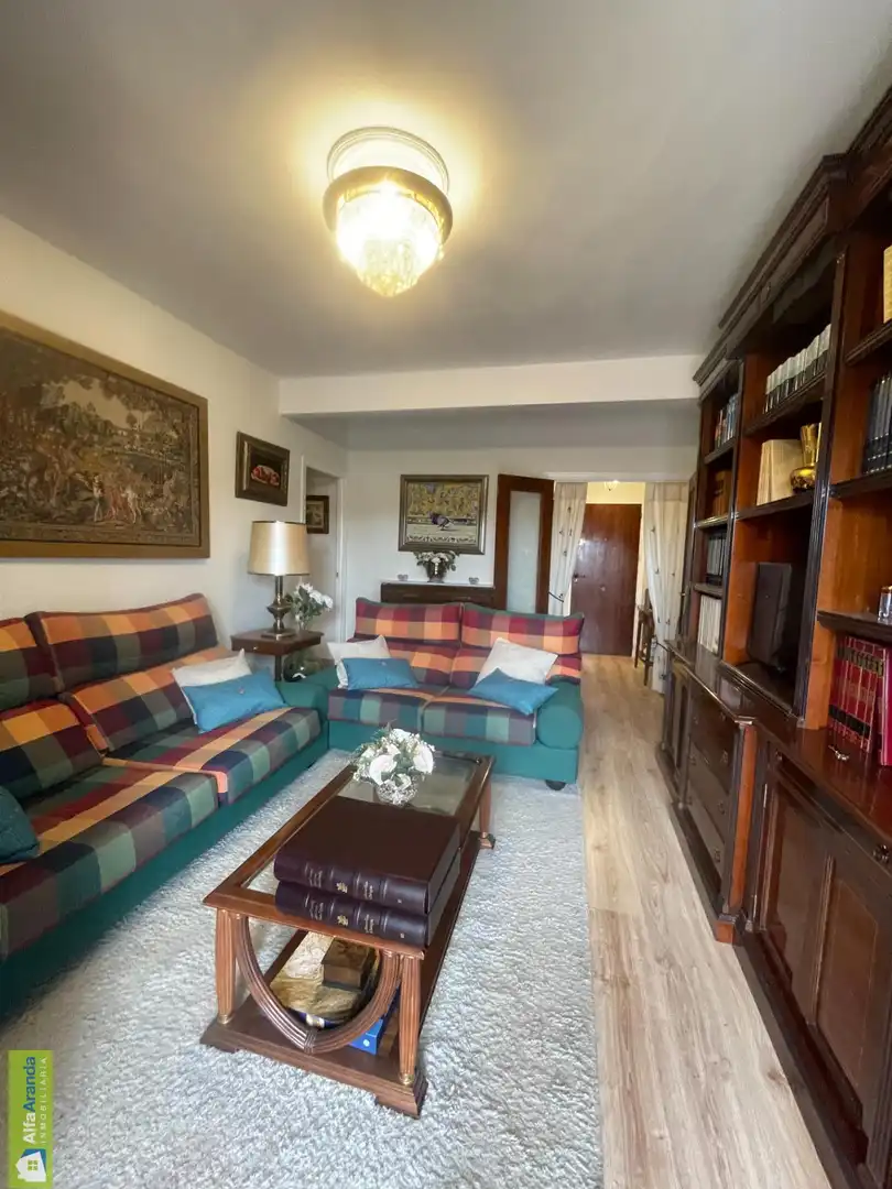 Wohnzimmer von Wohnung zum Verkauf in Roa mit Heizung, Möbliert und Balkon