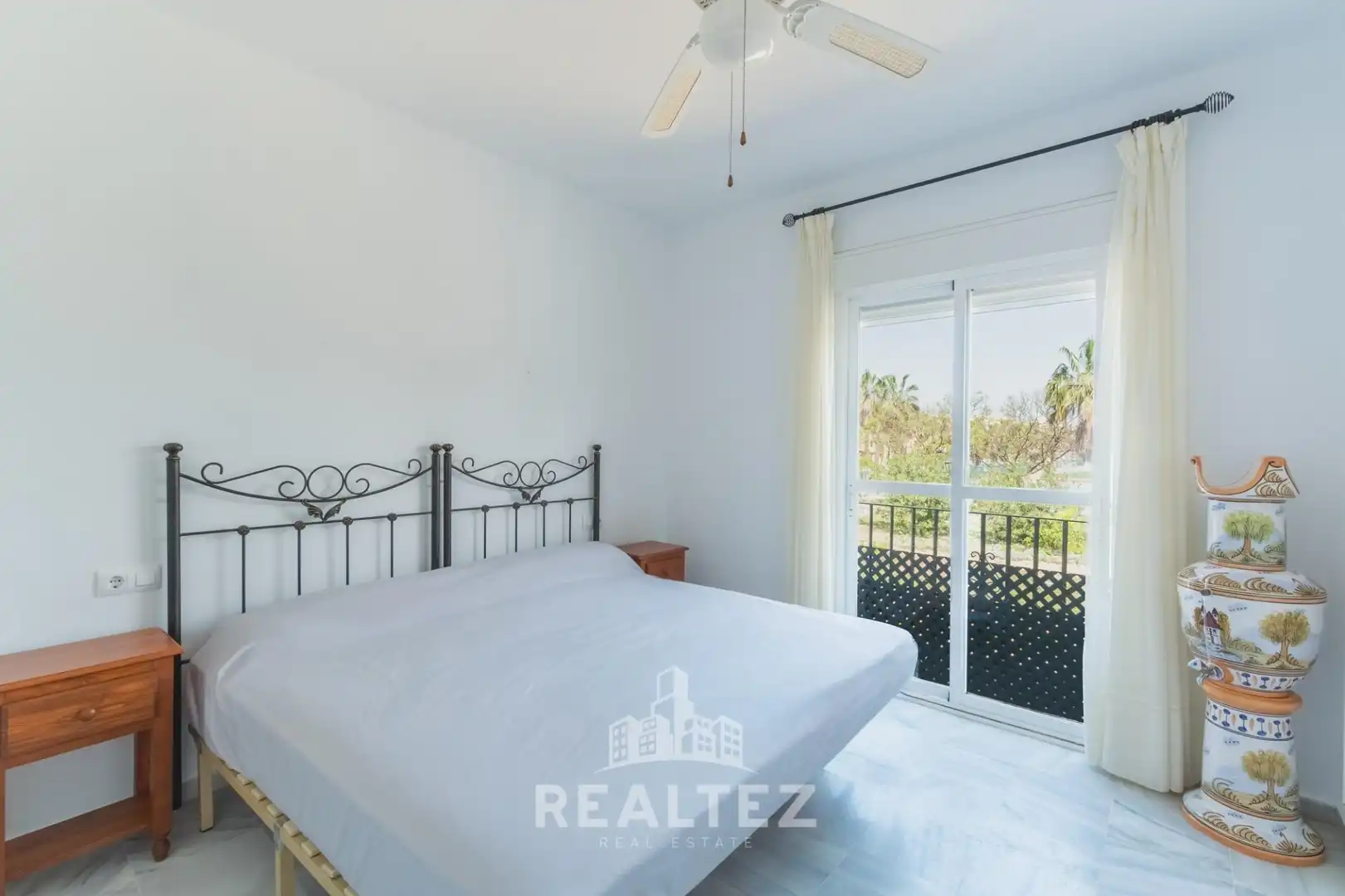 Schlafzimmer von Einfamilien-Reihenhaus zum Verkauf in El Puerto de Santa María mit Terrasse, Möbliert und Balkon