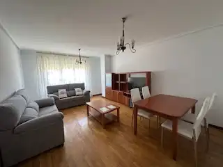 Sala de estar de Apartamento de alquiler en Villaquilambre con Calefacción, Parquet y Terraza