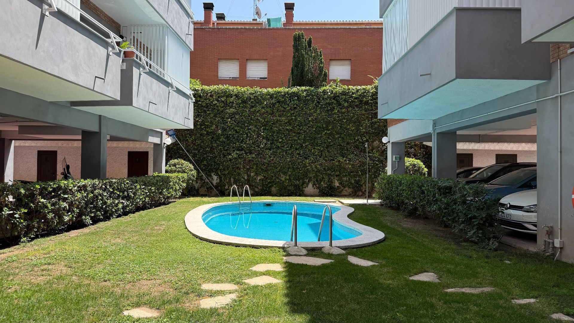 Swimming pool of Flat for sale in Sant Just Desvern  with Heating, Storage room and Community pool