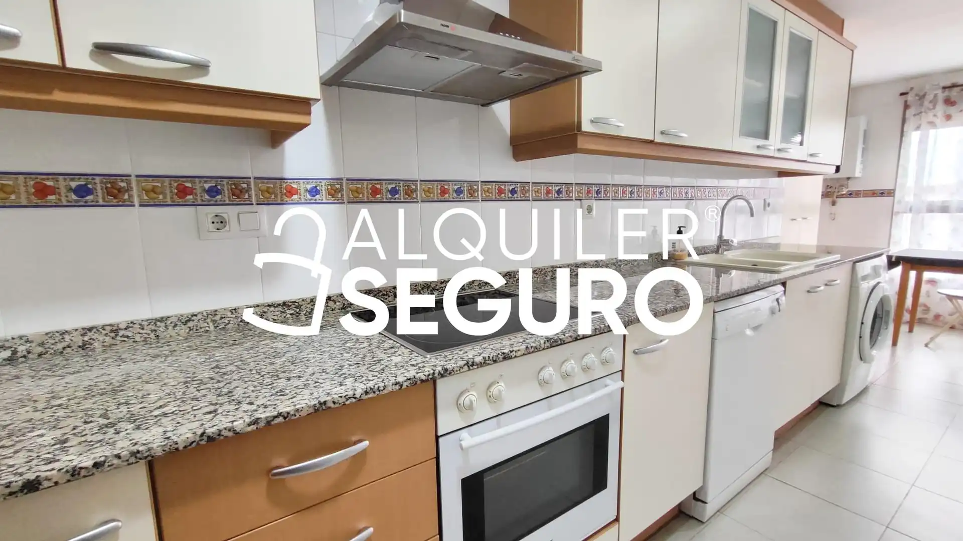 Cocina de Piso de alquiler en Valencia con Aire acondicionado y Calefacción