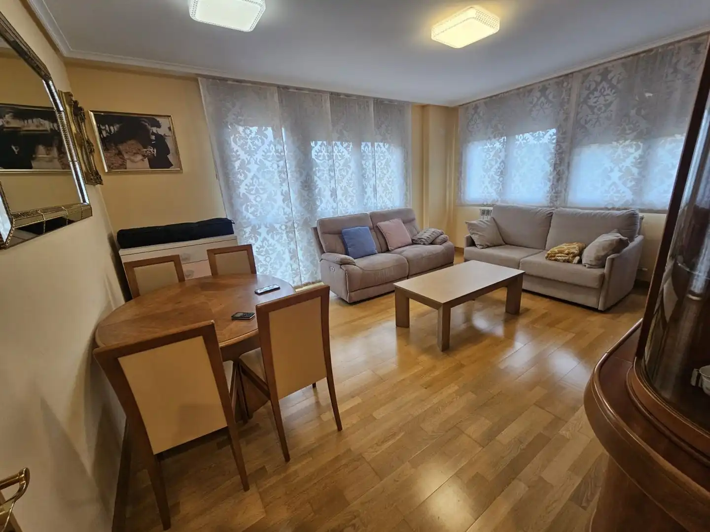 Living room of Flat for sale in  Logroño  with Heating, Parquet flooring and Storage room