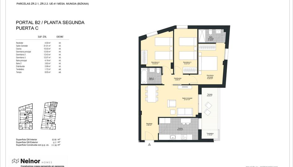 Foto 1 de Piso en venta en   Calle Lauxeta Olerkari, Mungia, Bizkaia