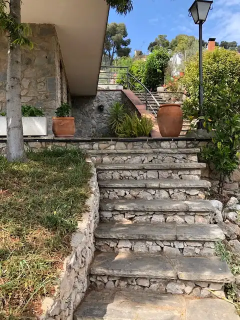 Terrassa de Casa o xalet en venda en La Palma de Cervelló amb Aire condicionat, Calefacció i Jardí privat