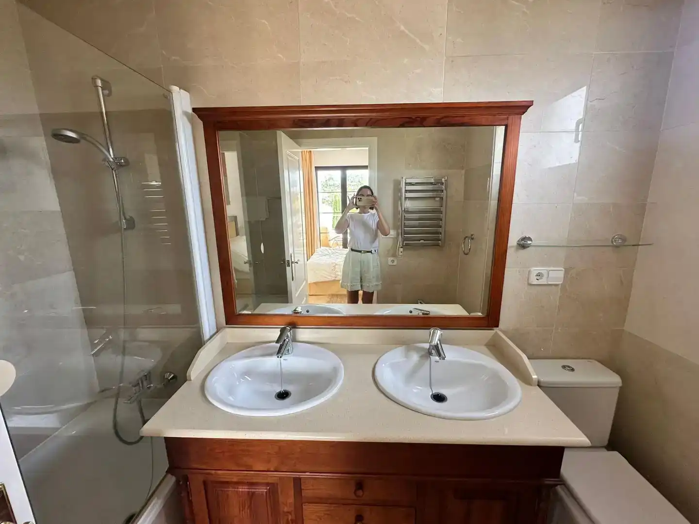 Bany de Apartament de lloguer en Benahavís amb Aire condicionat i Piscina