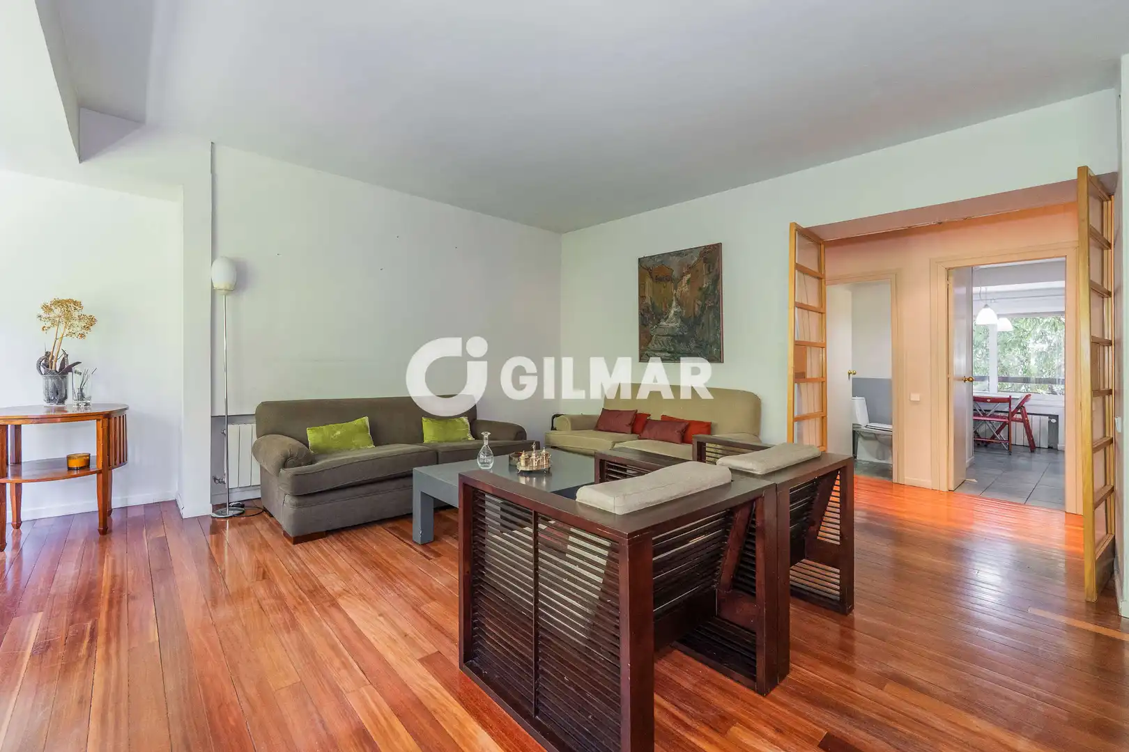 Sala d'estar de Pis en venda en Madrid amb Calefacció, Jardí privat i Traster