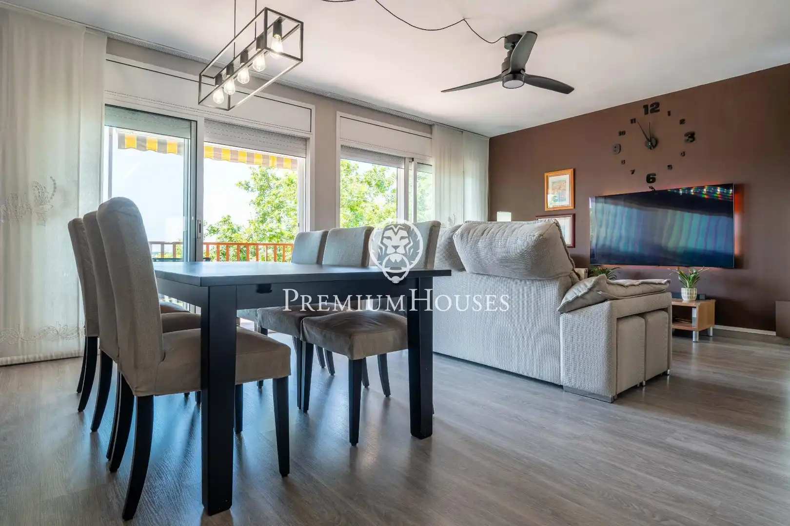 Living room of Attic for sale in Sant Pere de Ribes  with Heating, Private garden and Parquet flooring
