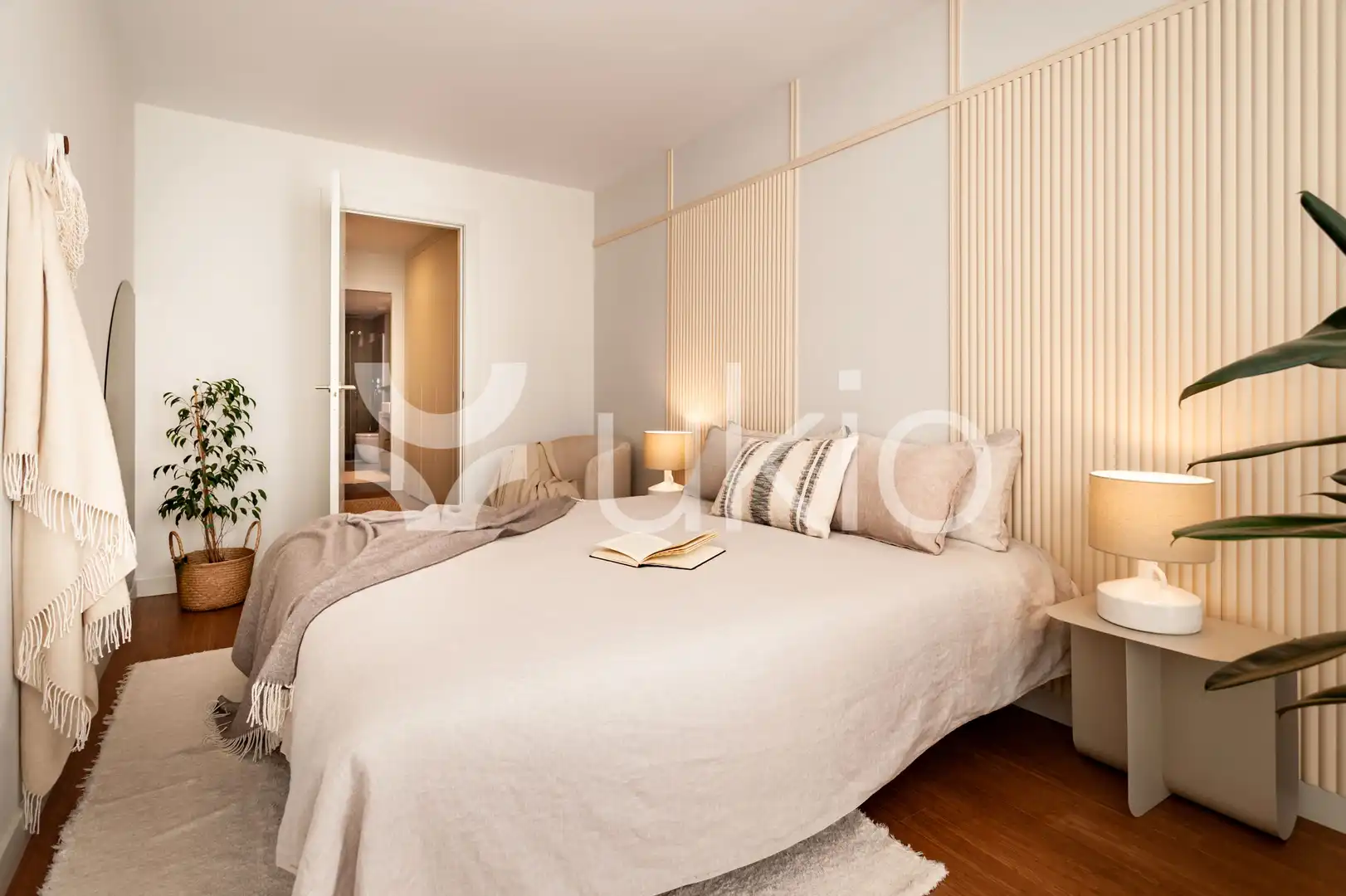 Habitación de Apartamento de alquiler en Madrid con Calefacción, Terraza y Amueblado