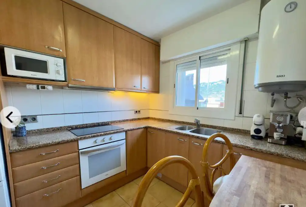 Kitchen of Attic for sale in Pineda de Mar  with Air Conditioner, Heating and Terrace