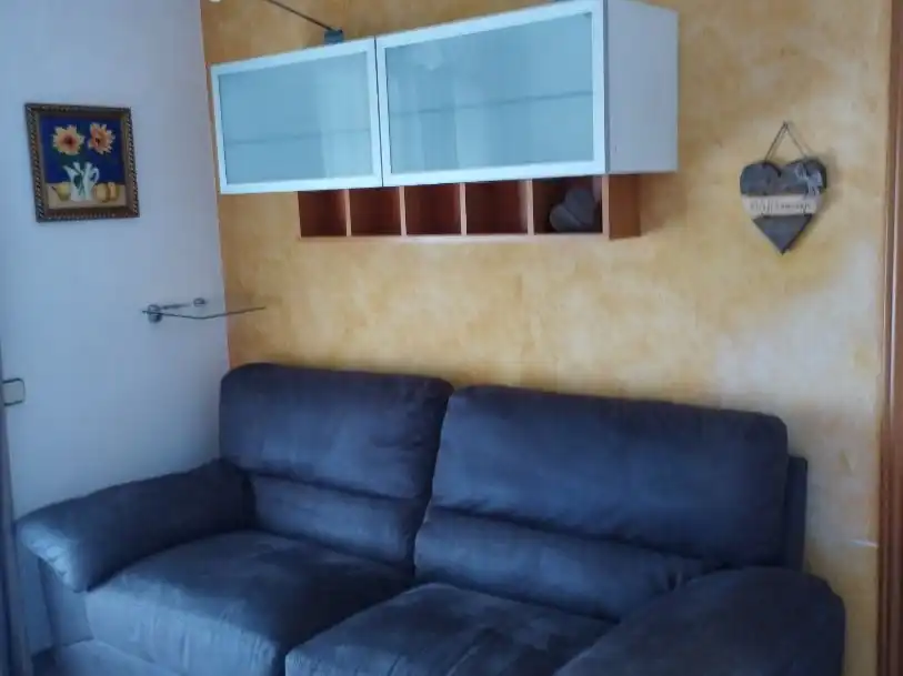 Sala d'estar de Pis de lloguer en Vic amb Calefacció, Terrassa i Moblat