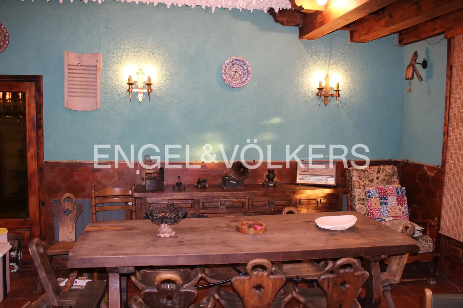 Comedor de Casa o chalet en venta en Cabanillas de la Sierra con Calefacción, Jardín privado y Piscina