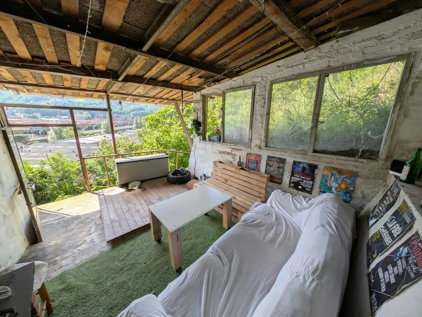 Terraza de Casa o chalet en venta en Mieres (Asturias) con Calefacción, Jardín privado y Terraza