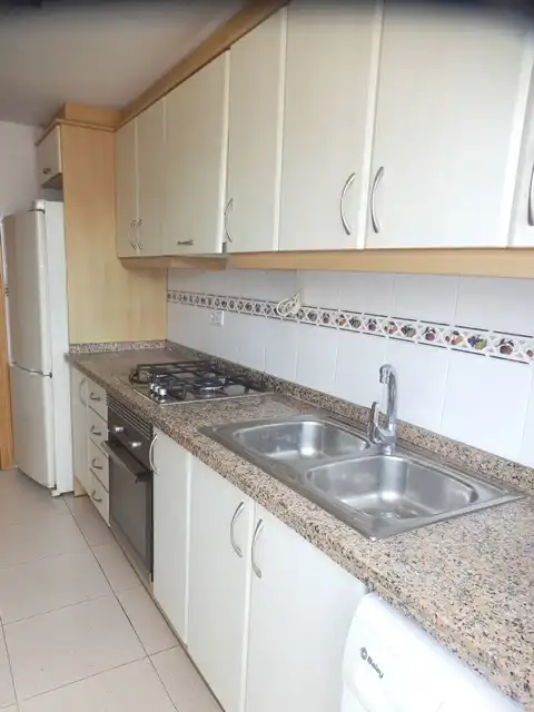 Kitchen of Flat for rent in Valencia  with Furnished, Oven and Washing machine