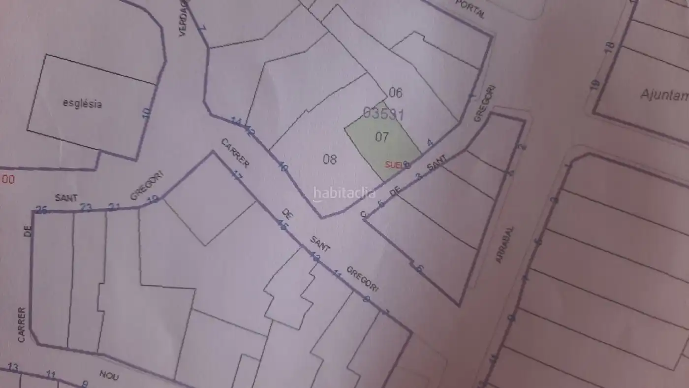 Terreno residenziale in vendita a Carrer Sant Gregori 6