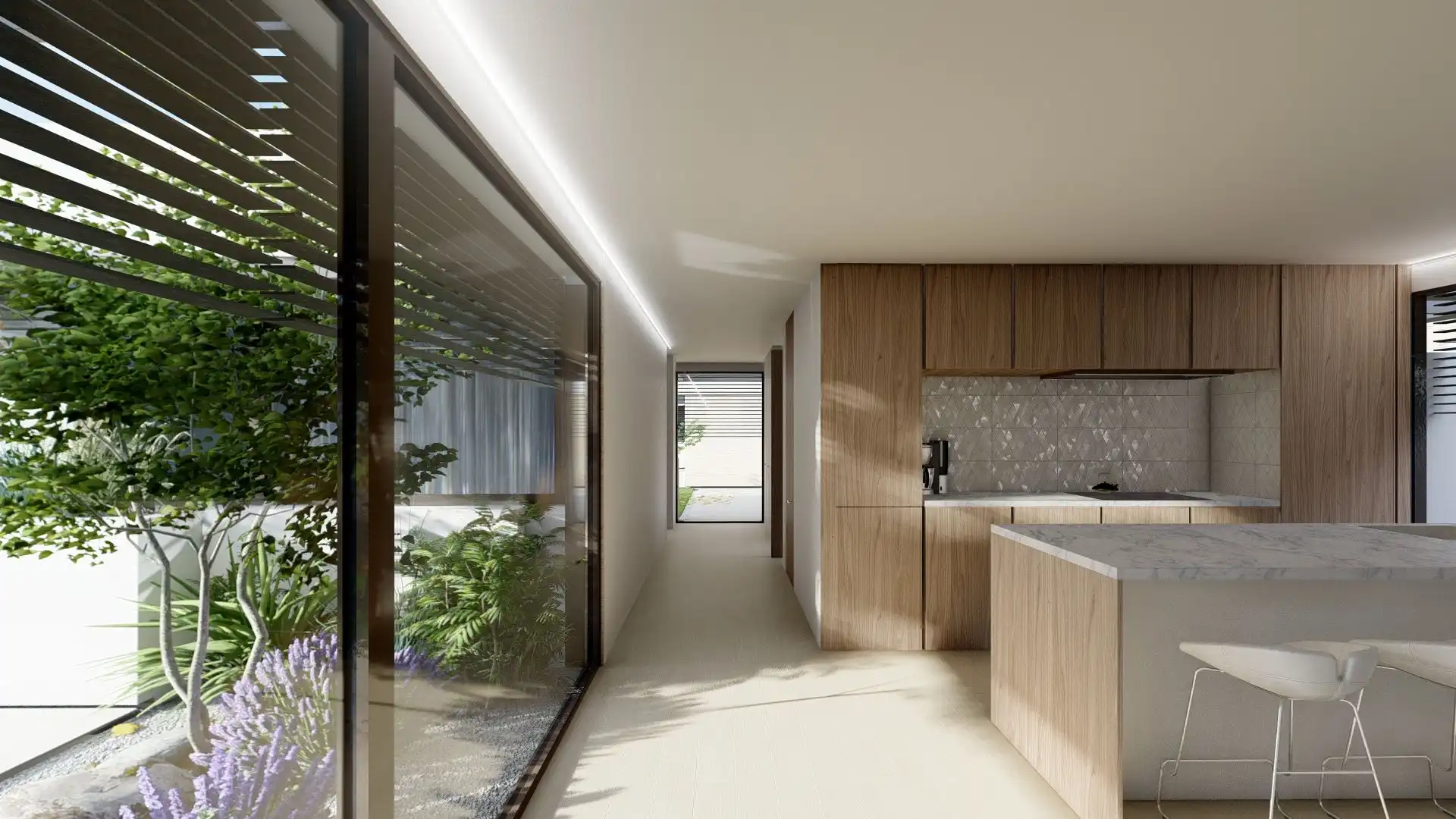 Cocina de Casa adosada en venta en Murcia con Calefacción, Jardín privado y Terraza