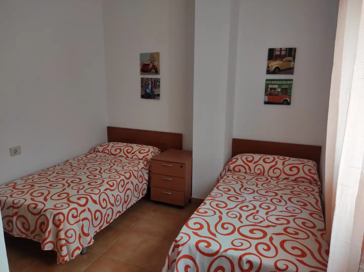 Schlafzimmer von Dachboden zur Miete in Moncofa mit Klimaanlage, Terrasse und Abstellraum