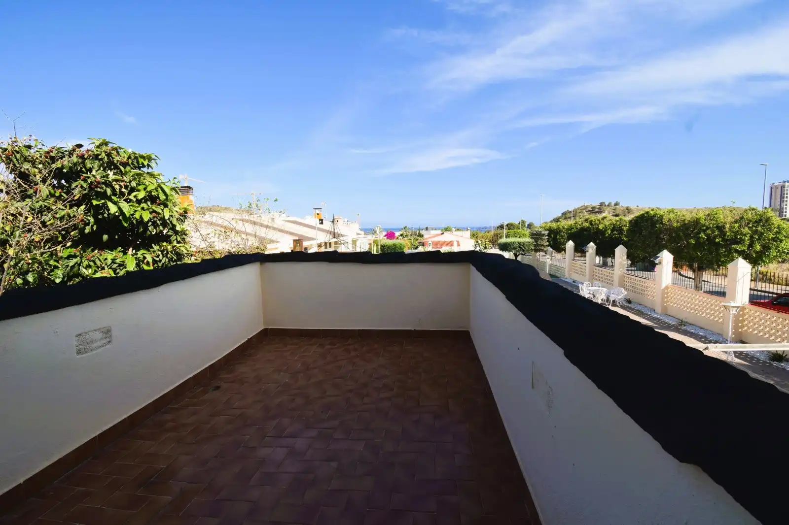 Terrace of Houses for sale in Villajoyosa / La Vila Joiosa  with Air Conditioner, Heating and Private garden