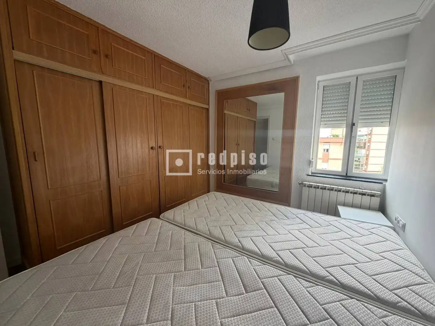 Bedroom of Flat for rent in Madrid  with Air Conditioner, Heating and Terrace