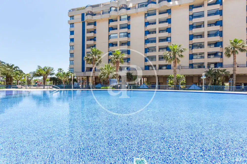Swimming pool of Flat for sale in Alboraya  with Air Conditioner, Heating and Private garden