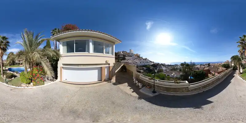 Vista exterior de Casa o chalet en venta en Rincón de la Victoria con Aire acondicionado, Calefacción y Jardín privado
