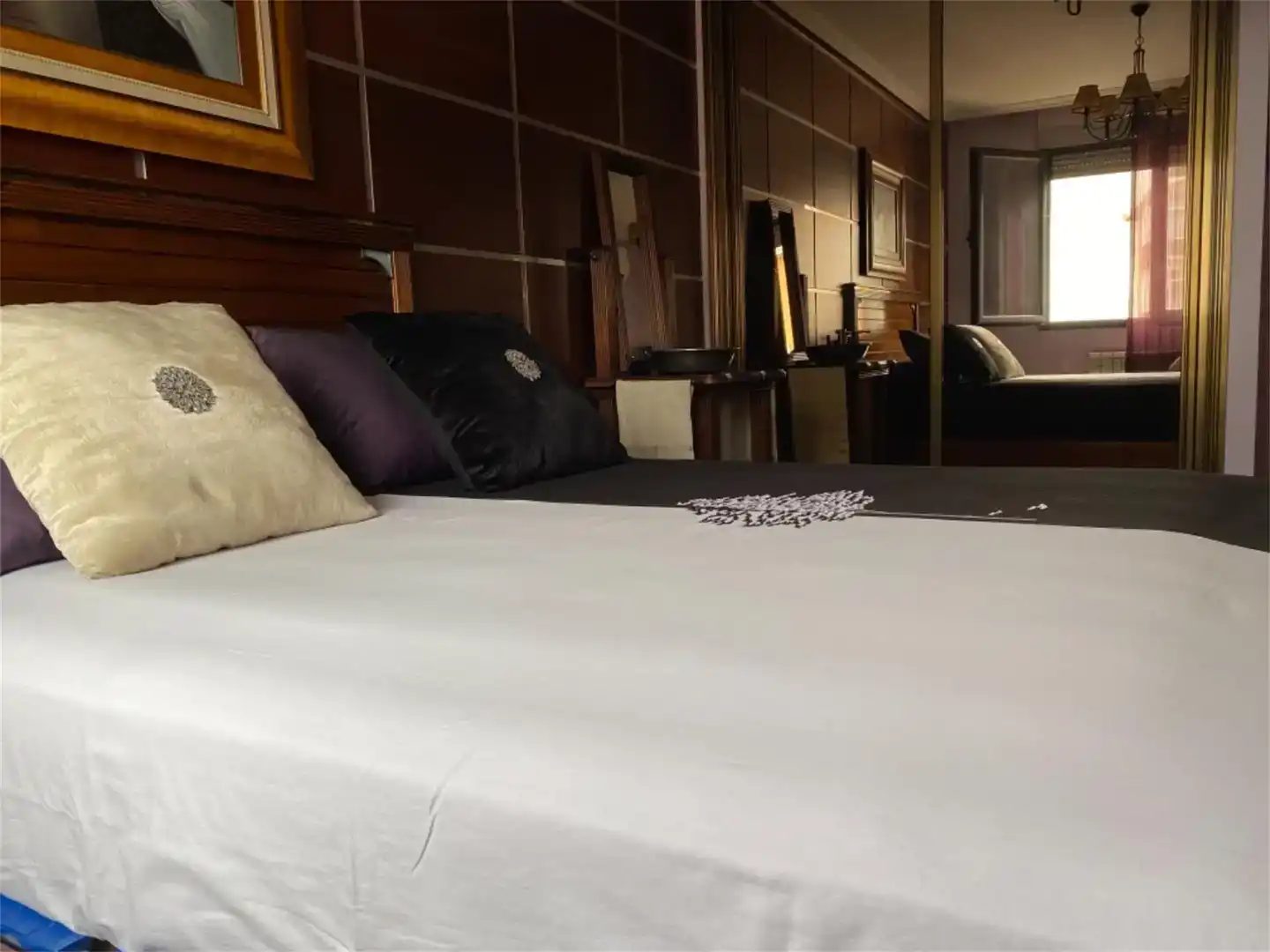 Schlafzimmer von Wohnung zum Verkauf in Almazán mit Klimaanlage und Balkon