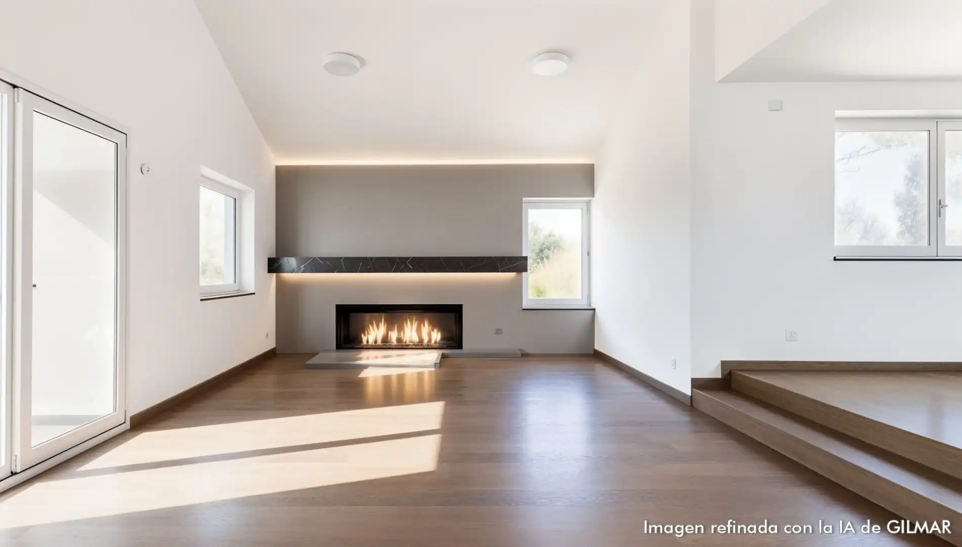 Sala de estar de Casa o chalet en venta en Las Rozas de Madrid con Aire acondicionado, Calefacción y Jardín privado