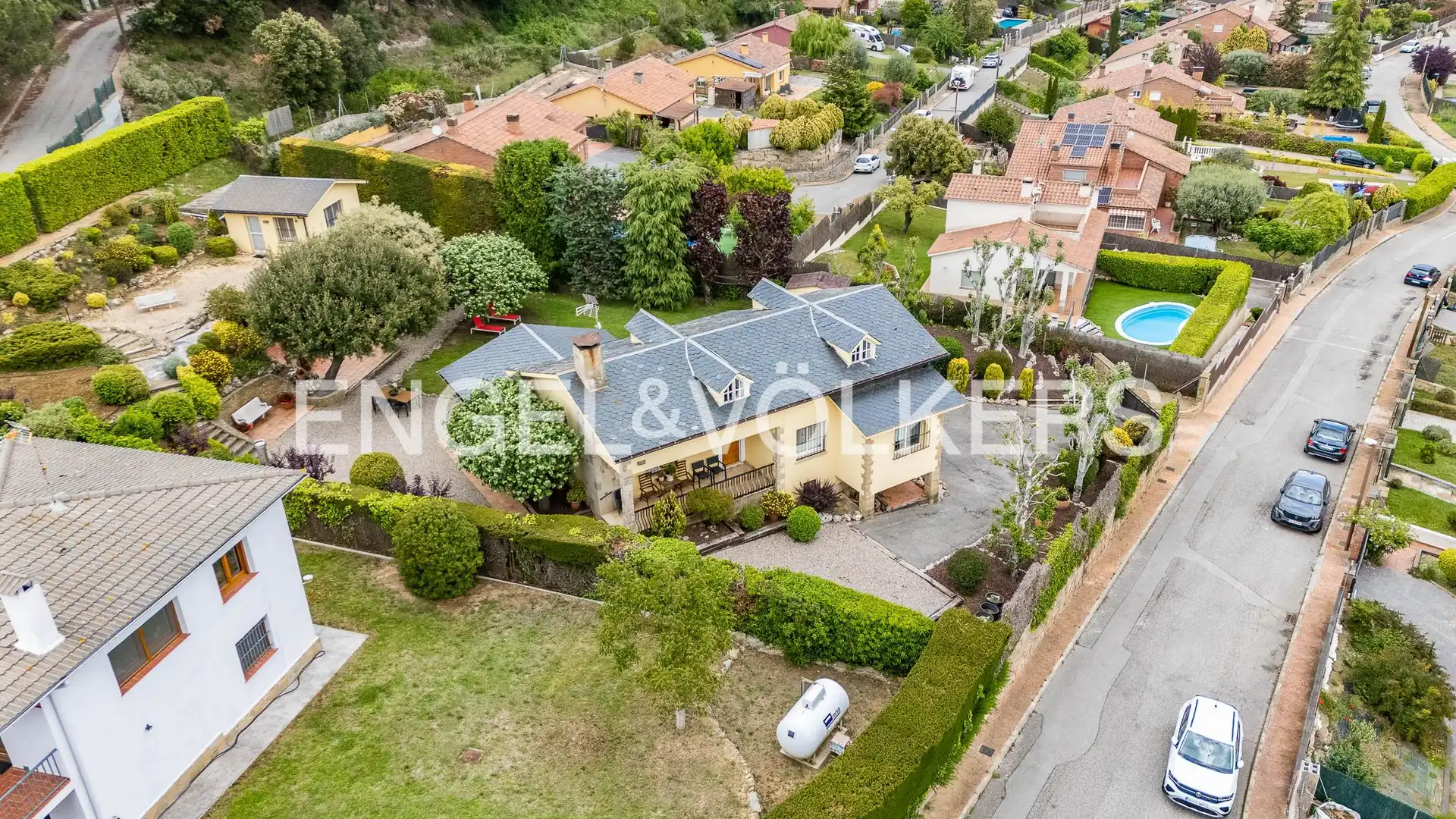 Vista exterior de Casa o chalet en venta en Sant Quirze Safaja con Calefacción, Jardín privado y Terraza