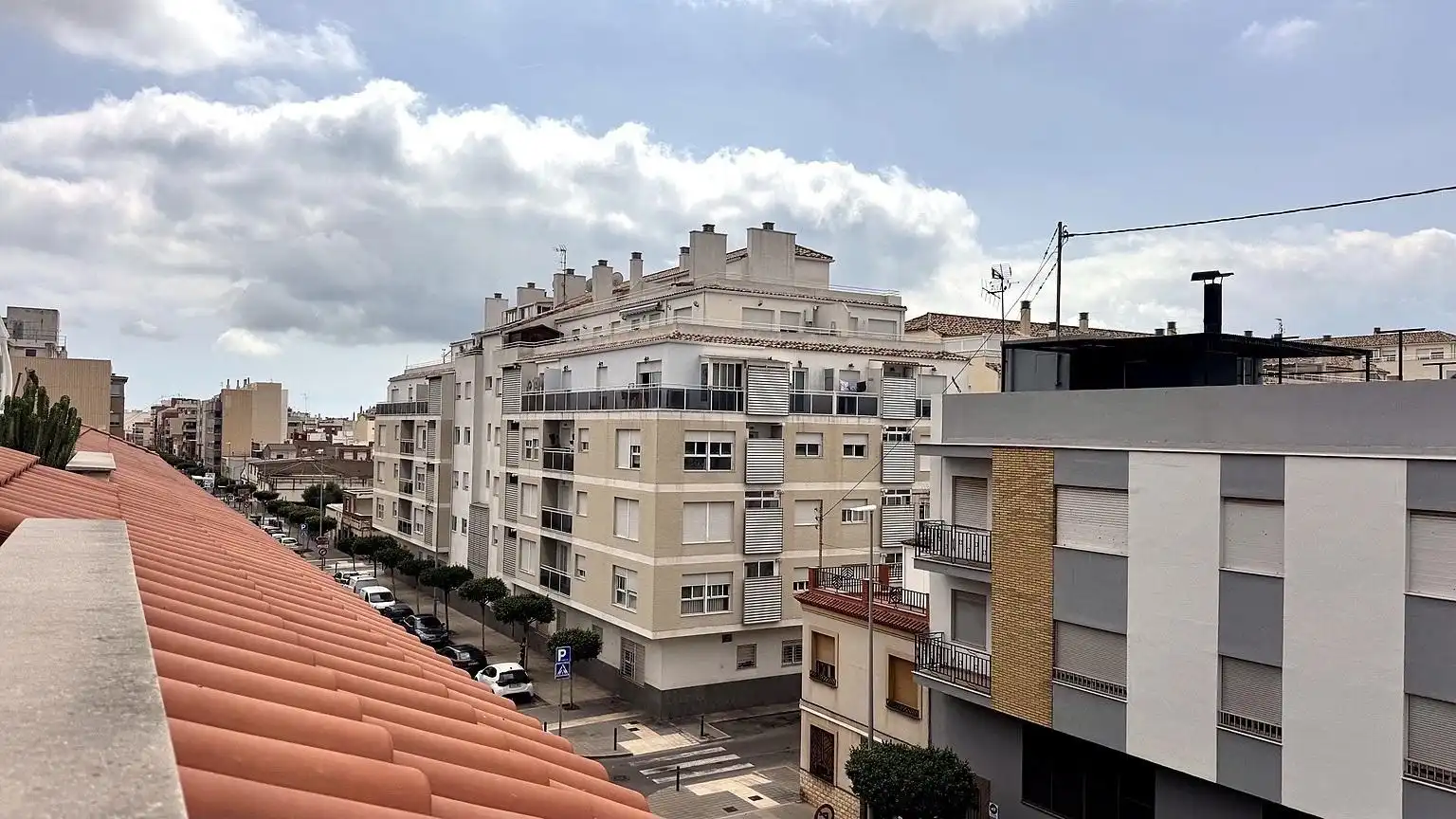Exterior view of Attic for sale in Almazora / Almassora  with Air Conditioner and Terrace