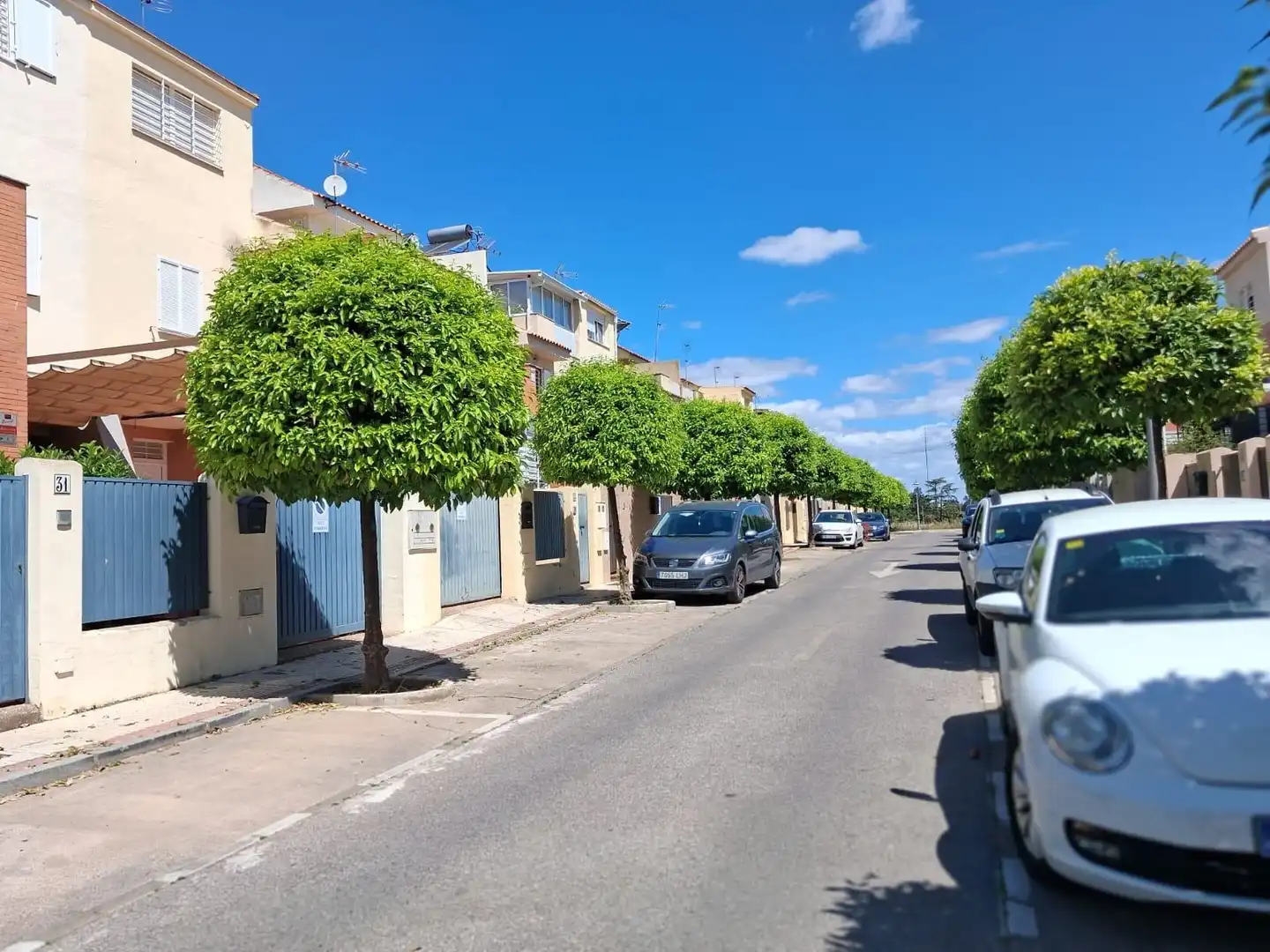 Exterior view of Detached homes for sale in Castilleja de la Cuesta  with Air Conditioner and Terrace