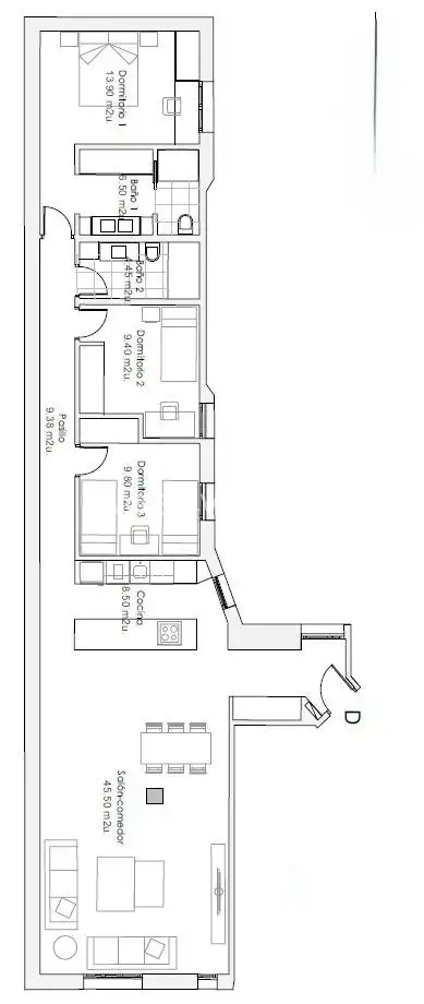 Flat for sale in Madrid  with Air Conditioner, Heating and Storage room